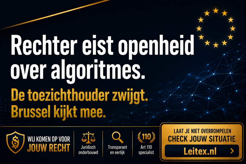 Rechter eist openheid over algoritmes: de toezichthouder zwijgt en Brussel kijkt mee